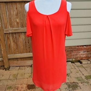 A. Byer Cold Shoulder dress